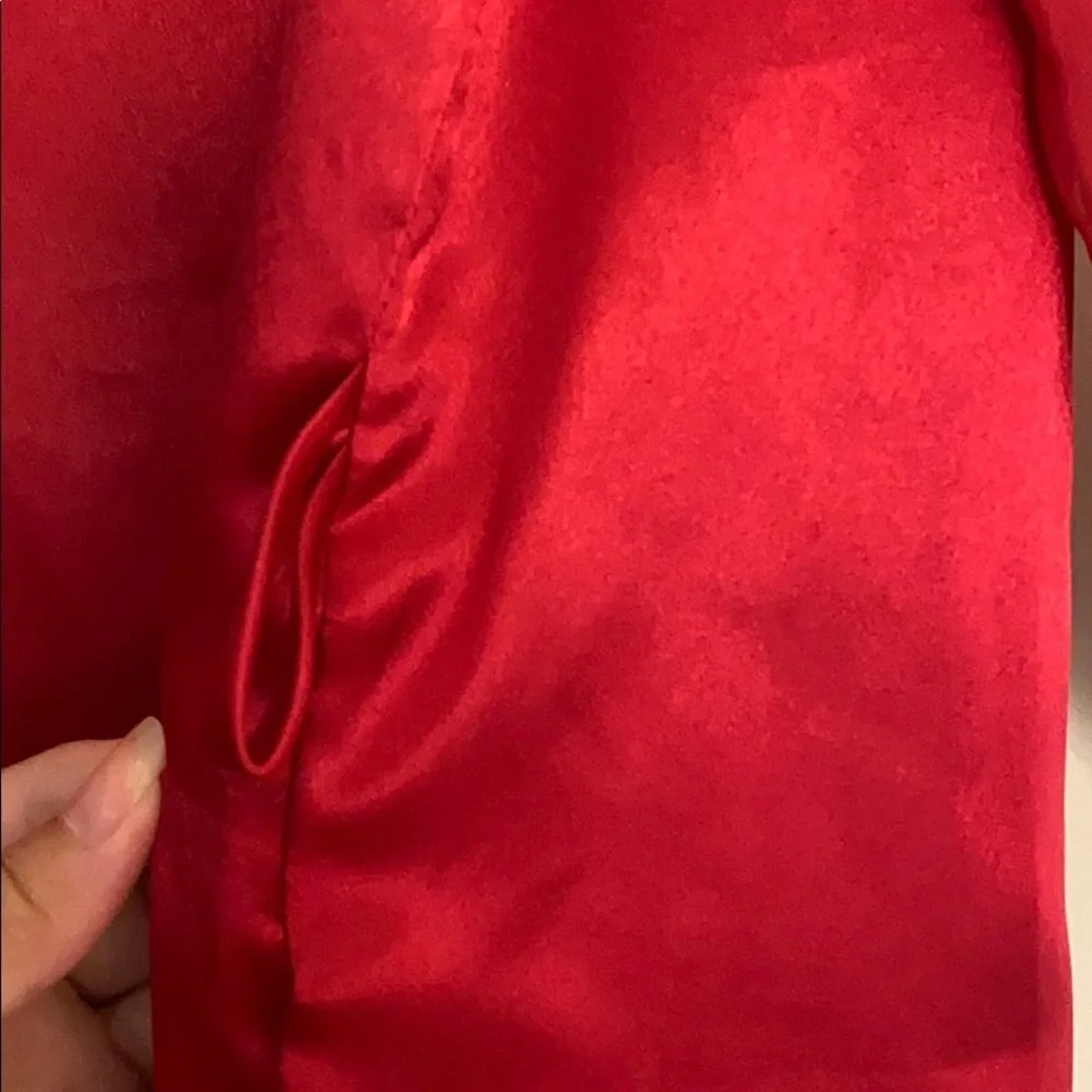 Bali Studio red wrap robe/ sleepwear size: M